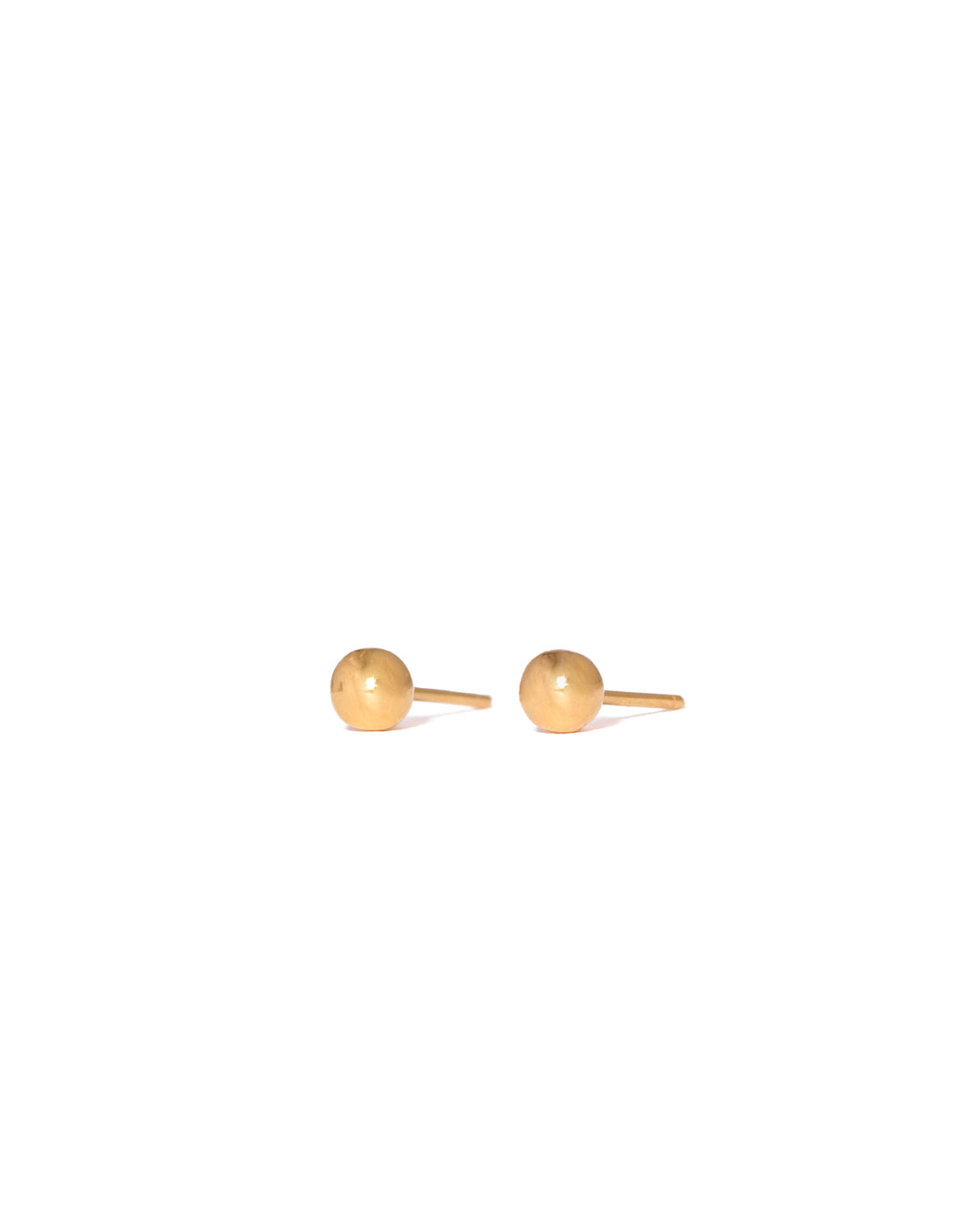 Solirah Classic Sphere Studs – 18K Gold