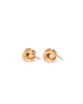 Solirah Artisan Knot Studs – 18K Gold